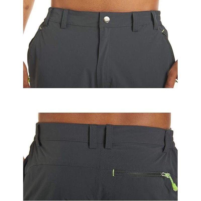 Fashion, accesorii si bijuterii - Barbati - Imbracaminte - Pantaloni barbati - Pantaloni 3/4 gri inchis sport pentru barbatii, usori, respirabili, 3XL - Infinity.ro