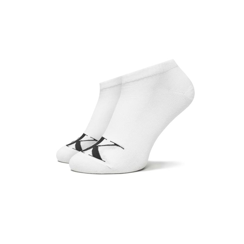 Fashion, accesorii si bijuterii - Femei - Lenjerie si pijamale femei - Sosete si ciorapi femei - Set 2 perechi sosete scurte Calvin Klein 701228815 Alb 35-38 EU - Infinity.ro