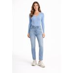 Fashion, accesorii si bijuterii - Femei - Imbracaminte femei - Pantaloni femei - Blugi dama Calvin Klein Jeans J20J225148 Albastru W25-L28 US - Infinity.ro