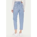 Fashion, accesorii si bijuterii - Femei - Imbracaminte femei - Pantaloni femei - Blugi dama crop mom fit Tommy Jeans DW0DW20041 Albastru W25-L30 US - Infinity.ro