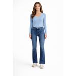 Fashion, accesorii si bijuterii - Femei - Imbracaminte femei - Pantaloni femei - Blugi dama evazati guess W5YA98D6328 Albastru W32-L32 US - Infinity.ro