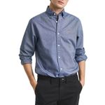 Fashion, accesorii si bijuterii - Barbati - Imbracaminte - Camasi barbati - Camasa barbateasca Gant Slim Fit 3000202 M INTL Albastru - Infinity.ro