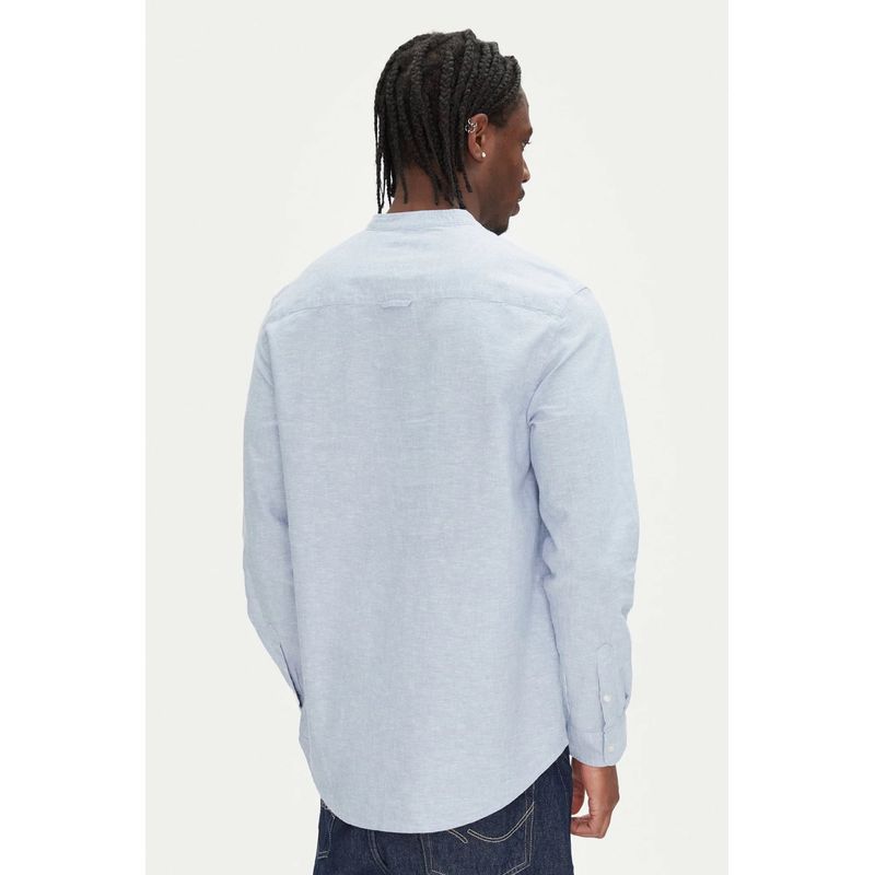Fashion, accesorii si bijuterii - Barbati - Imbracaminte - Camasi barbati - Camasa barbati Tommy Jeans DM0DM20876 XL INTL Albastru deschis - Infinity.ro