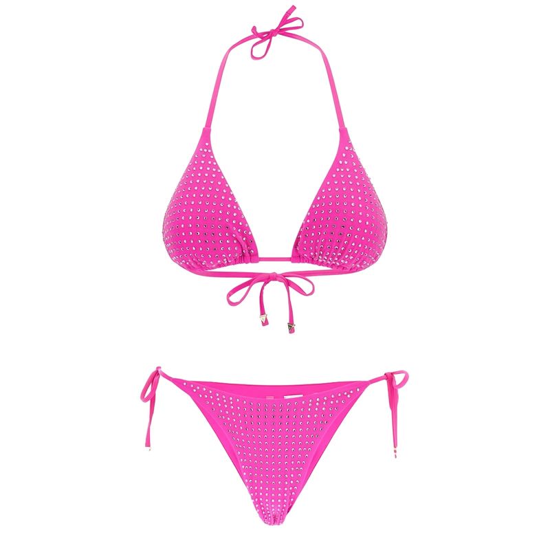 Fashion, accesorii si bijuterii - Femei - Lenjerie si pijamale femei - Costume de baie femei - Costum de baie din doua piese Guess E4GJ07KC5Z0 XS INTL Fucsia - Infinity.ro