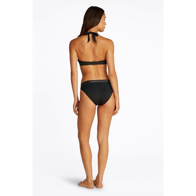 Fashion, accesorii si bijuterii - Femei - Lenjerie si pijamale femei - Costume de baie femei - Costum de baie din doua piese Tommy Hilfiger UW0UW04120 S INTL Negru - Infinity.ro