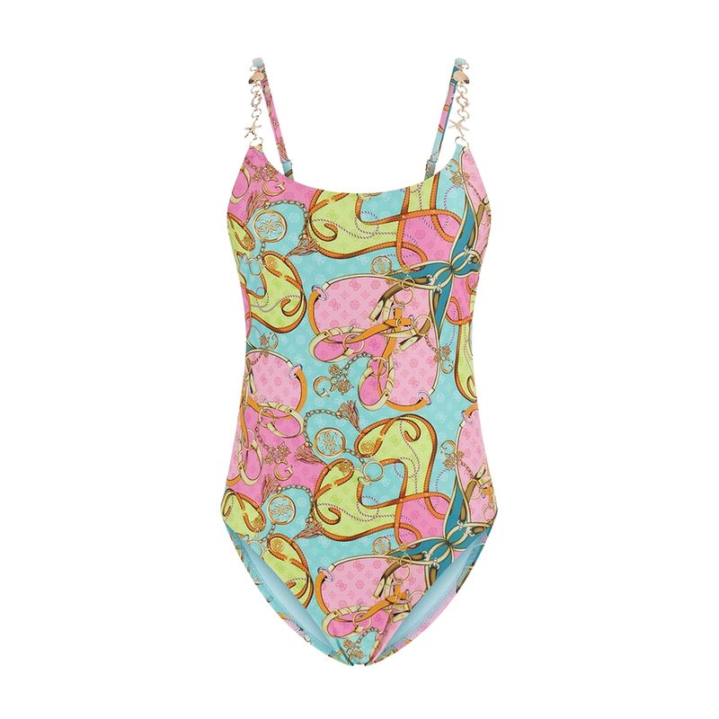 Fashion, accesorii si bijuterii - Femei - Lenjerie si pijamale femei - Costume de baie femei - Costum de baie intreg Guess E5GJ21 Multicolor XS INTL - Infinity.ro