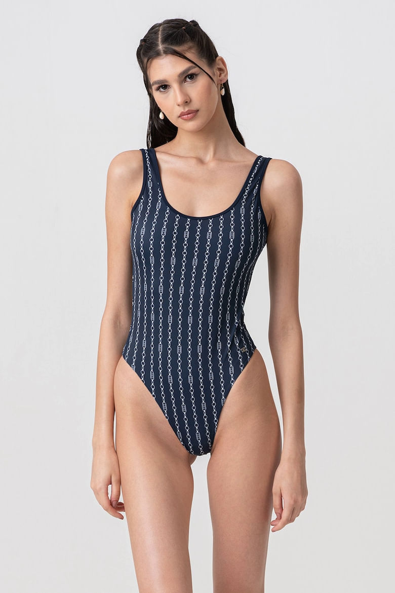 Costum de baie intreg Tommy Hilfiger UW0UW05905 S INTL Bleumarin