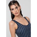 Fashion, accesorii si bijuterii - Femei - Lenjerie si pijamale femei - Costume de baie femei - Costum de baie intreg Tommy Hilfiger UW0UW05905 S INTL Bleumarin - Infinity.ro