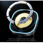 Auto si Moto - Electronice auto - Accesorii electronice auto - Incarcator MagSafe wireless pentru masina, Ideas4Comfort, fixare in grila de ventilatie, compatibil Android si iOS - Infinity.ro