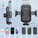 Auto si Moto - Electronice auto - Accesorii electronice auto - Suport telefon auto cu fixare grila ventilatie, suport smartphone ventilatie rotativ 360 - Infinity.ro