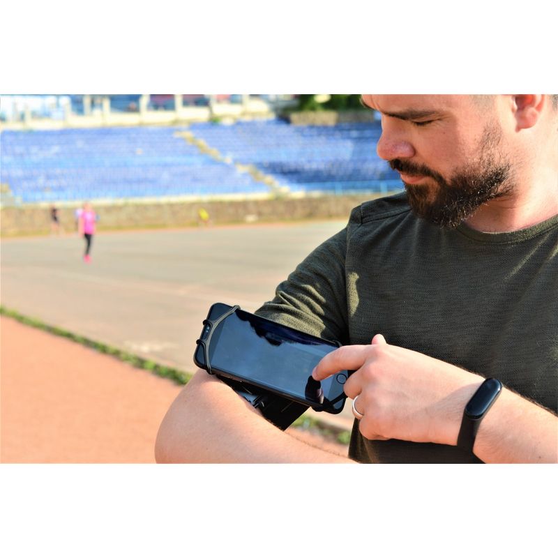 Sport si Outdoor - Echipament Sportiv - Accesorii echipament sportiv - Genti si borsete fitness - Husa Banderola pentru brat   mana cu 360  rotire si cu acces usor la ecran, pentru alergat, sala, bicicleta, drumetii - Infinity.ro