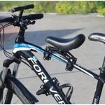 Sport si Outdoor - Ciclism - Accesorii pentru biciclete - Scaune copii pentru biciclete - Scaun copil pentru bicicleta cu montaj pe cadru cu ghidon auxiliar pentru copil, varsta 2-5 ani, capacitate 22 kg - Infinity.ro