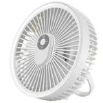 Electronice si Electrocasnice - Climatizare si sisteme de incalzire - Aparate racire aer - Ventilatoare - Ventilator cu carlig-suport portabil, Ideas4Comfort, portabil, telecomanda, reincarcabil USB, acumulatori 10W, 4000mAh - Infinity.ro