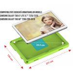 Laptop, Telefoane si Tablete - Tablete si accesorii tablete - Accesorii Tablete - Huse tablete - Husa protectie tableta fata spate pentru copii, compatibila cu Samsung Galaxy TAB A7 Lite 8.7   T220 T225 - Infinity.ro
