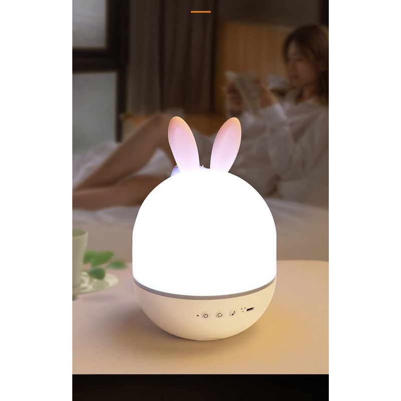 Casa si Gradina - Corpuri si surse de iluminat - Veioze si lampi - Lampi de veghe copii - Lampa cu BLUETOOTH, muzicala, pentru copii, cu proiector, telecomanda, portabila cu LEDuri multicolore, Ideas4Comfort - Infinity.ro