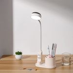 Casa si Gradina - Corpuri si surse de iluminat - Veioze si lampi - Lampi de veghe copii - Lampa de birou pentru copii LED 2000 mAh, portabila si USB reincarcabila, cu suport instrumente birou si cu proiector - Infinity.ro