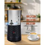 Electronice si Electrocasnice - Electrocasnice bucatarie - Preparare bauturi - Accesorii si consumabile aparate preparare bauturi - Aparat spuma lapte 4 in 1 pentru cafea tip Milk Frother, 240 ml, 400W, spuma calda rece latte, cappuccino, macchiato - Infinity.ro