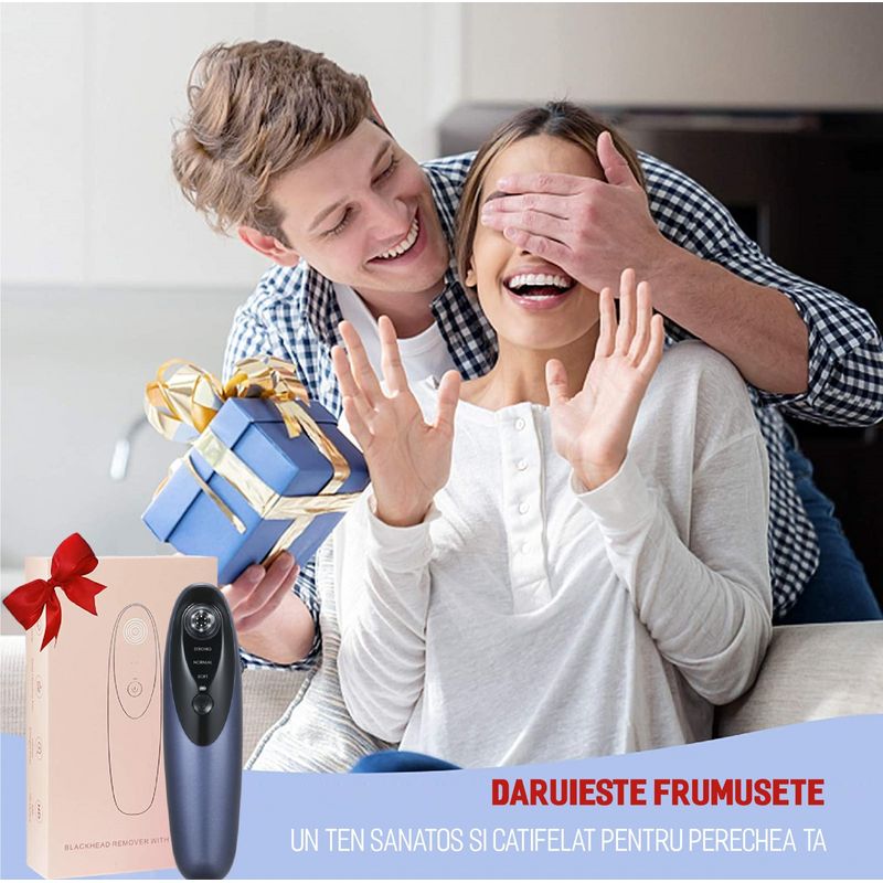 Ingrijire personala si Cosmetice - Aparate & accesorii ingrijire personala - Aparate cosmetice - Aparate intretinere si ingrijire corporala - Aparat de scos cosuri portabil, aspirator de fata cu conexiune Wi-Fi si camera video, Android, dispozitiv puncte negre - Infinity.ro