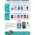 Auto si Moto - Piese auto si accesorii - Interior auto - Accesorii interior - Suport telefon auto wireless, prindere in grila ventilatie, incarcator wirelss universal Android si iOS - Infinity.ro