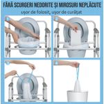 Ingrijire personala si Cosmetice - Ingrijire personala - Igiena intima - Produse incontinenta - Set 20 saci urinari de unica folosinta 67x41 cm cu snur si 20 de absorbanti urinari tip paduri 13x25 cm pentru plosca - Infinity.ro