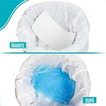 Ingrijire personala si Cosmetice - Ingrijire personala - Igiena intima - Produse incontinenta - Set 20 saci urinari de unica folosinta 67x41 cm cu snur si 20 de absorbanti urinari tip paduri 13x25 cm pentru plosca - Infinity.ro