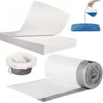 Ingrijire personala si Cosmetice - Ingrijire personala - Igiena intima - Produse incontinenta - Set 20 saci urinari de unica folosinta 67x41 cm cu snur si 20 de absorbanti urinari tip paduri 13x25 cm pentru plosca - Infinity.ro
