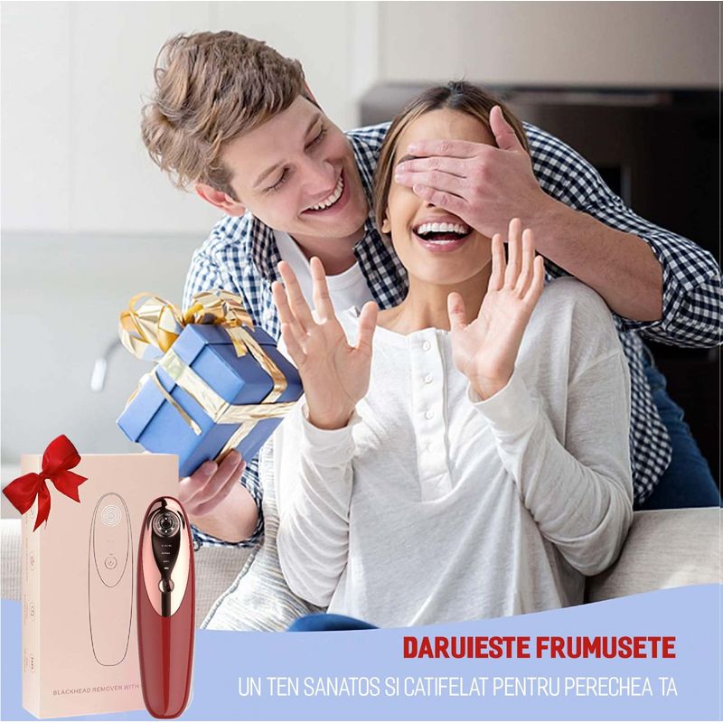 Ingrijire personala si Cosmetice - Aparate & accesorii ingrijire personala - Aparate cosmetice - Aparate intretinere si ingrijire corporala - Aparat de scos cosuri portabil, aspirator de fata cu conexiune Wi-Fi si camera video, Android, dispozitiv puncte negre - Infinity.ro