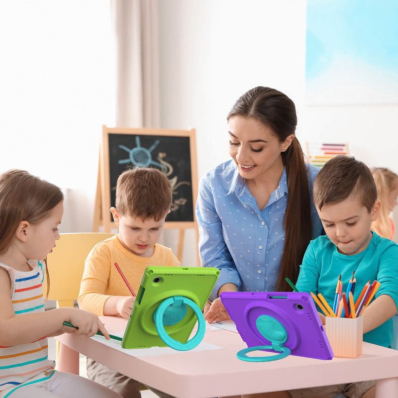 Laptop, Telefoane si Tablete - Tablete si accesorii tablete - Accesorii Tablete - Huse tablete - Husa protectie tableta fata spate pentru copii, compatibila cu Samsung Galaxy TAB A8, TAB A7 10.4 - 10.5 inch - Infinity.ro