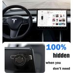 Auto si Moto - Piese auto si accesorii - Interior auto - Accesorii interior - Suport telefon pentru Tesla Model S, Model 3, Model X si Model Y, cu prindere in partea verso a ecranului tactil - Infinity.ro