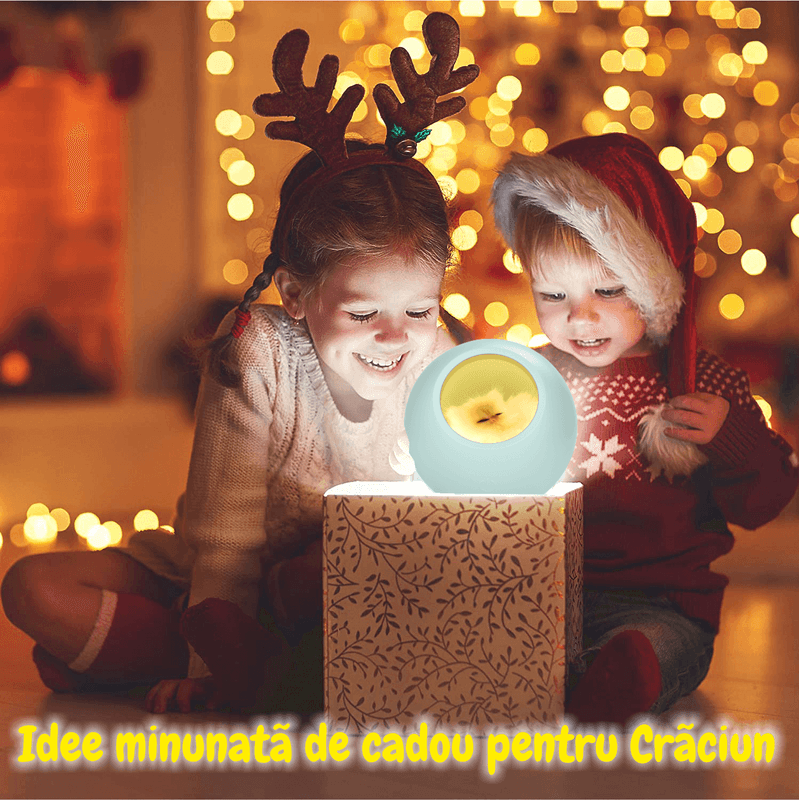 Casa si Gradina - Corpuri si surse de iluminat - Veioze si lampi - Lampi de veghe copii - Lampa de veghe pentru copii cu boxa bluetooth, portabila, LED, Ideas4Comfort, reincarcabila USB - Infinity.ro