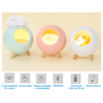 Casa si Gradina - Corpuri si surse de iluminat - Veioze si lampi - Lampi de veghe copii - Lampa de veghe pentru copii cu boxa bluetooth, portabila, LED, Ideas4Comfort, reincarcabila USB - Infinity.ro
