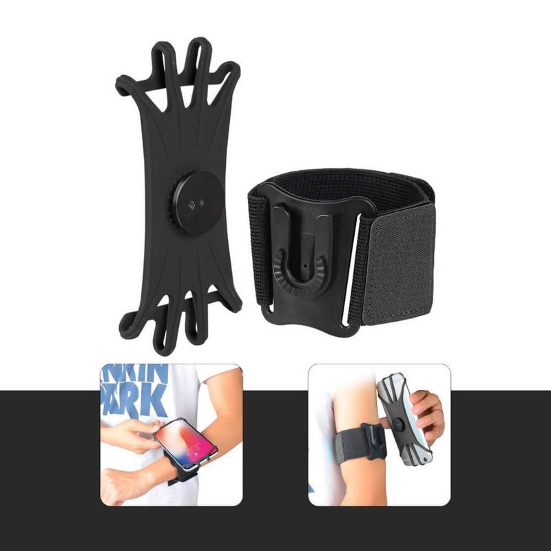 Sport si Outdoor - Echipament Sportiv - Accesorii echipament sportiv - Genti si borsete fitness - Husa banderola telefon de brat pentru alergat, cu prindere pe inchietura mainii, pentru sala, plimbari, yoga - Infinity.ro