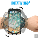 Sport si Outdoor - Echipament Sportiv - Accesorii echipament sportiv - Genti si borsete fitness - Husa banderola telefon de brat pentru alergat, cu prindere pe inchietura mainii, pentru sala, plimbari, yoga - Infinity.ro