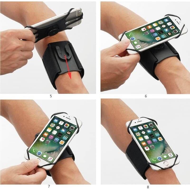 Sport si Outdoor - Echipament Sportiv - Accesorii echipament sportiv - Genti si borsete fitness - Husa banderola telefon de brat pentru alergat, cu prindere pe inchietura mainii, pentru sala, plimbari, yoga - Infinity.ro
