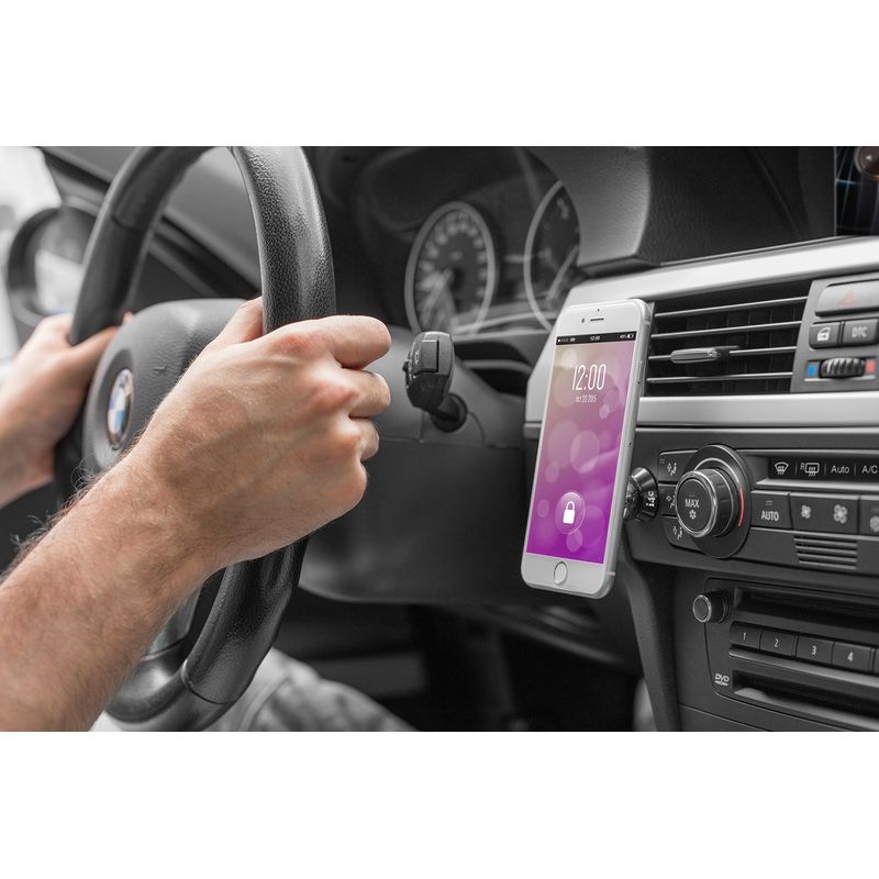 Auto si Moto - Electronice auto - Accesorii electronice auto - Suport auto magnetic telefon, montaj pe bord, rotire 360, Universal - Infinity.ro