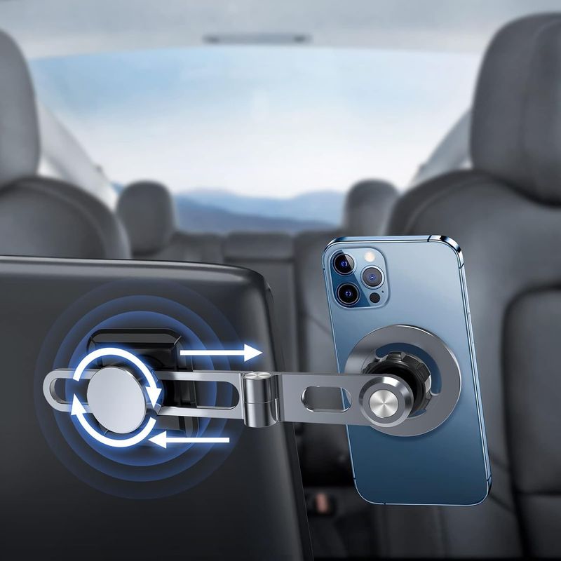 Auto si Moto - Electronice auto - Accesorii electronice auto - Suport telefon pentru Tesla Model S, Model 3, Model X si Model Y, cu prindere in partea verso a ecranului tactil - Infinity.ro