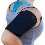 Laptop, Telefoane si Tablete - Telefoane mobile si accesorii - Accesorii Telefoane - Alte accesorii telefoane - Husa banderola telefon pentru brat, alergare, fitness, sala, yoga, jogging, 3 marimi - S, M, L, negru L - Infinity.ro