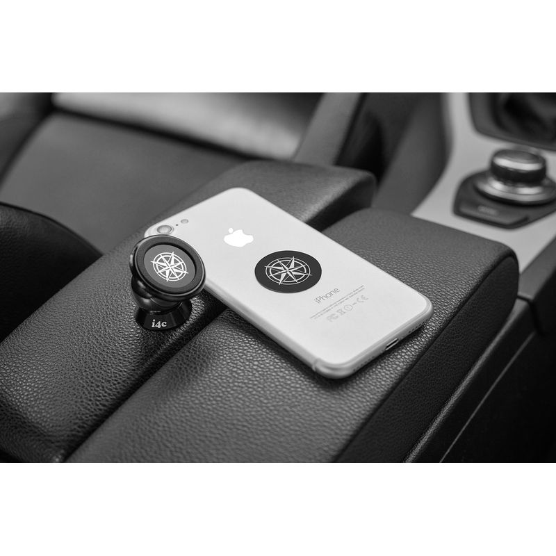 Auto si Moto - Electronice auto - Accesorii electronice auto - Suport auto magnetic telefon, montaj pe bord, rotire 360, Universal - Infinity.ro