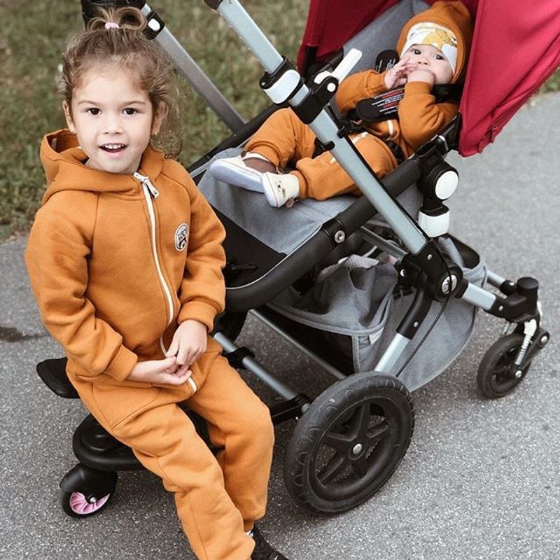 Jucarii, Copii si Bebe - Carucioare si articole de transport - Accesorii transport copii - Adaptor de carucior pentru al doilea copil, 3-7 ani, remorca carucior, platforma pentru al doilea copil, 1 roata - Infinity.ro