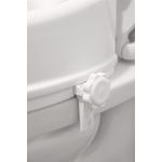 Casa si Gradina - Sanitare - Obiecte sanitare - Accesorii vase de toaleta - Inaltator WC universal cu capac, inaltime 15 cm, sistem de prindere reglabil, sarcina maxima 200 kg - Infinity.ro
