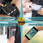 Laptop, Telefoane si Tablete - Telefoane mobile si accesorii - Accesorii Telefoane - Alte accesorii telefoane - Set 2 unitati Husa Banderola pentru brat   mana cu 360  rotire si cu acces usor la ecran, pentru alergat, sala - Infinity.ro