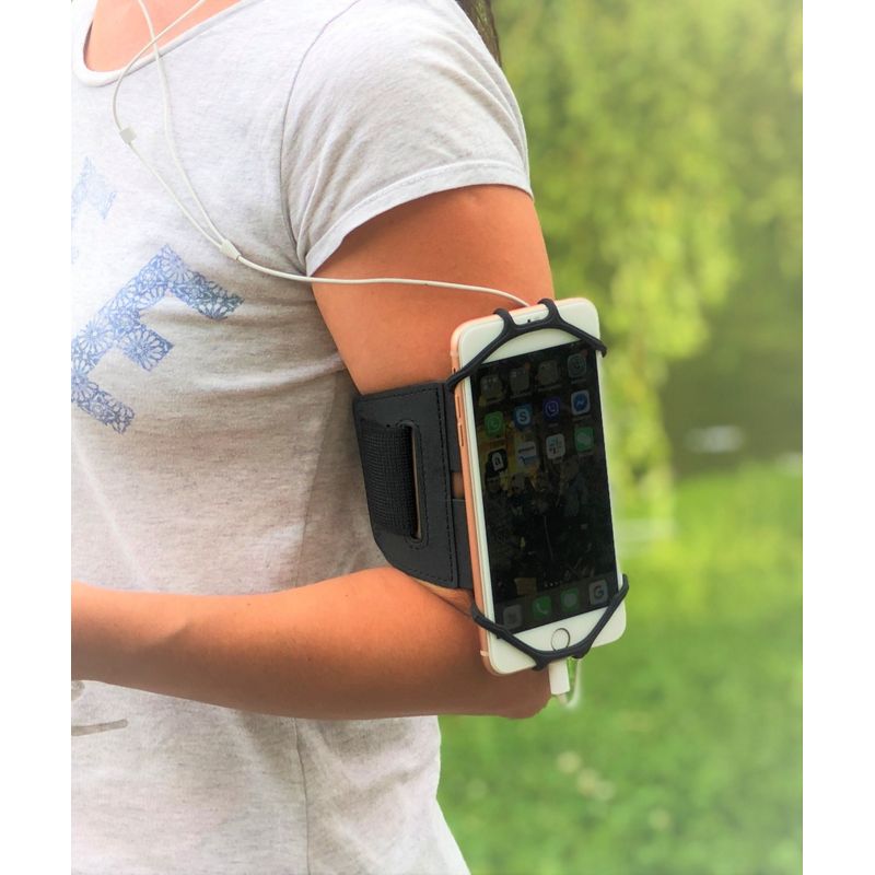 Laptop, Telefoane si Tablete - Telefoane mobile si accesorii - Accesorii Telefoane - Alte accesorii telefoane - Set 2 unitati Husa Banderola pentru brat   mana cu 360  rotire si cu acces usor la ecran, pentru alergat, sala - Infinity.ro