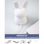 Casa si Gradina - Corpuri si surse de iluminat - Veioze si lampi - Lampi de veghe copii - Lampa de veghe portabila cu 7 culori LED, temporizator 3 ore, silicon BPA-free, reincarcabila USB, touch-control - Infinity.ro