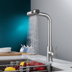 Casa si Gradina - Sanitare - Chiuveta bucatarie si accesorii - Baterii bucatarie - Baterie chiuveta pentru bucatarie, rotativa 360 , robinet de apa cu cap de dus extractabil - Infinity.ro
