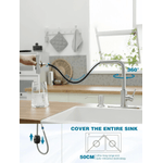 Casa si Gradina - Sanitare - Chiuveta bucatarie si accesorii - Baterii bucatarie - Baterie chiuveta pentru bucatarie, rotativa 360 , robinet de apa cu cap de dus extractabil - Infinity.ro