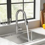 Casa si Gradina - Sanitare - Chiuveta bucatarie si accesorii - Baterii bucatarie - Baterie chiuveta pentru bucatarie, rotativ 360 , robinet de apa cu cap de dus extractabil - Infinity.ro