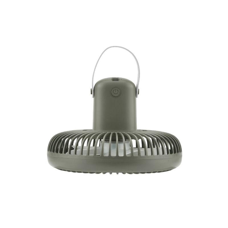 Electronice si Electrocasnice - Climatizare si sisteme de incalzire - Aparate racire aer - Ventilatoare - Ventilator de birou cu picior si cu carlig-maner portabil, Ideas4Comfort, reincarcabil USB, acumulatori 8W, 2000mAh - Infinity.ro