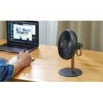 Electronice si Electrocasnice - Climatizare si sisteme de incalzire - Aparate racire aer - Ventilatoare - Ventilator de birou cu picior si cu carlig-maner portabil, Ideas4Comfort, reincarcabil USB, acumulatori 8W, 2000mAh - Infinity.ro
