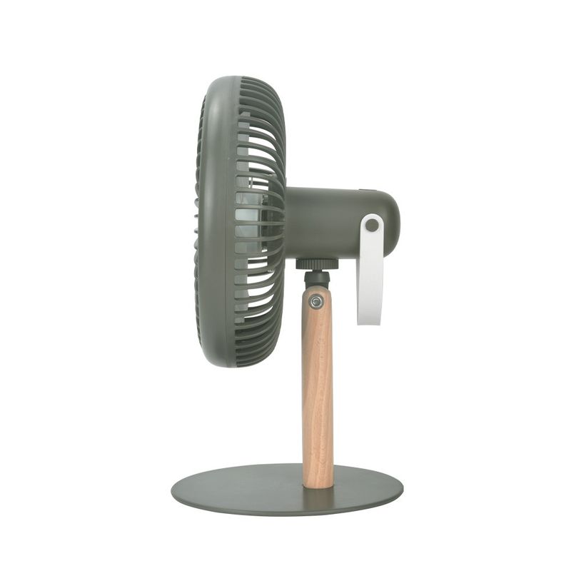 Electronice si Electrocasnice - Climatizare si sisteme de incalzire - Aparate racire aer - Ventilatoare - Ventilator de birou cu picior si cu carlig-maner portabil, Ideas4Comfort, reincarcabil USB, acumulatori 8W, 2000mAh - Infinity.ro