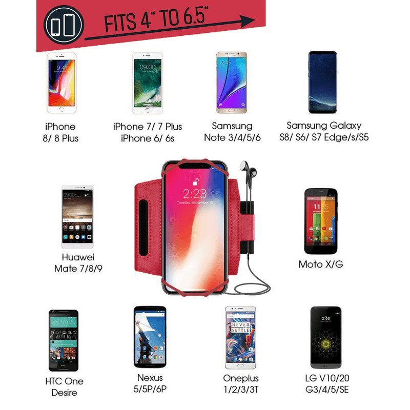 Sport si Outdoor - Echipament Sportiv - Accesorii echipament sportiv - Genti si borsete fitness - Husa Banderola pentru brat   mana cu 360  rotire si cu acces usor la ecran, pentru alergat, sala, bicicleta, drumetii - Infinity.ro